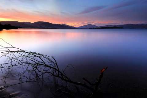 Loch lomond sunset