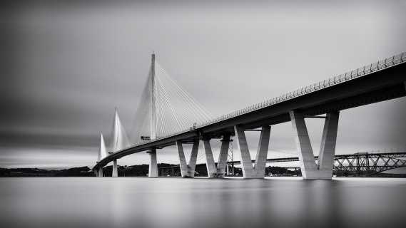 Queensferry Crossing BW