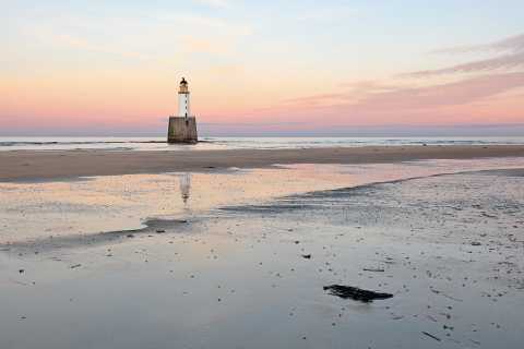 Rattray Head Lighthouse Colourful Sunset