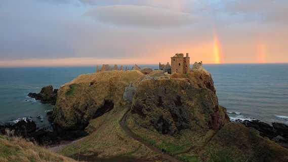 Dunnottar Castle Rainbow