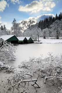 Loch Ard Winter Scene