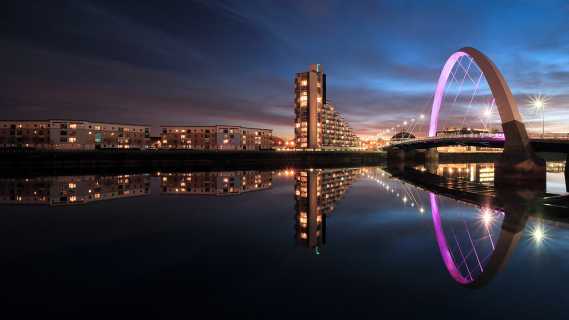Glasgow Clyde Arc Reflection