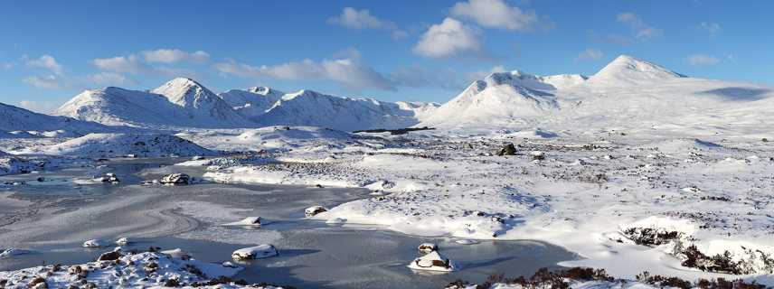 Black Mount Winter Panorama