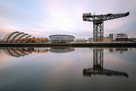 Glasgow Clyde Waterfront Sunrise