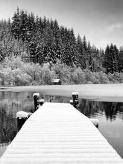 Loch Ard Winter Scene