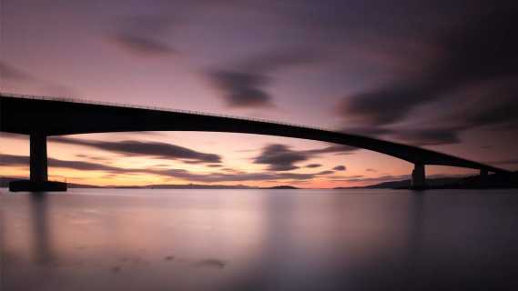 Skye Bridge After Sunset