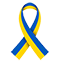 Ukrainian ribbon flag