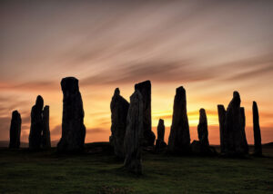 Calanish Stones-Sunset Long Exposure Calanish Standing Stones