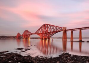 Forth Railway Bridge Sunset Forth Railway Bridge Sunset