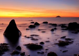 Lendalfoot Ayrshire Coast Sunset