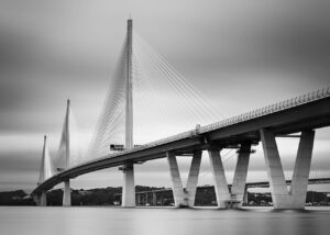 Queensferry Crossing Queensferry Crossing Black and White